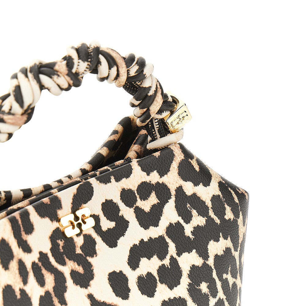 Ganni Leopard Faux Leather Small Bou Bag - Picture 4 of 4